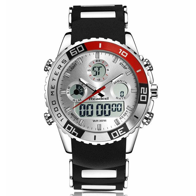 Relogio Masculino Sport Watch Men Waterproof Military Luxury Brand Male Wrist Watch Digital Electronic LED Shock Watch xfcs 2017