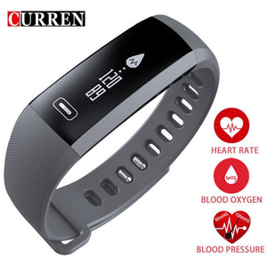 CURREN Smart wrist Band Heart rate Blood Pressure Oxygen Oximeter